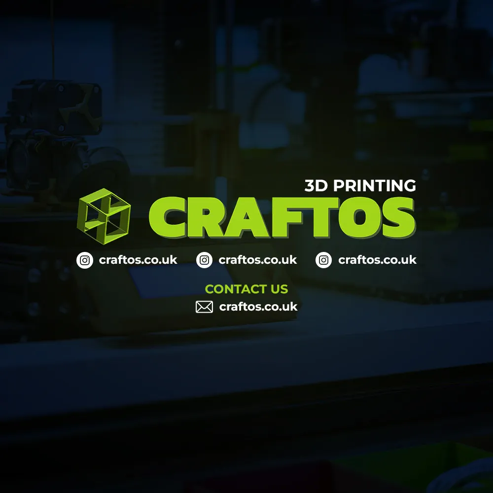 Grafika reklamowa CRAFTOS – projekt graficzny dla firmy 3D printing