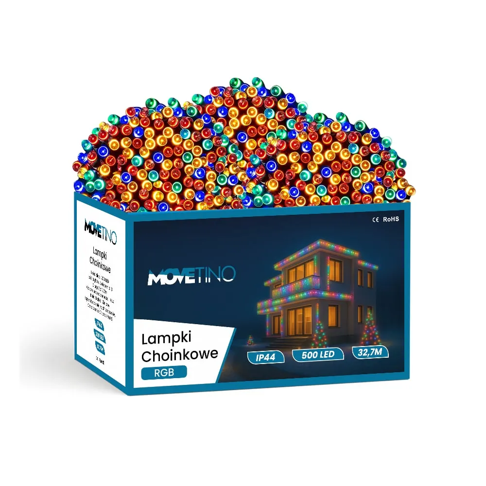 Opakowanie lampek choinkowych movetino